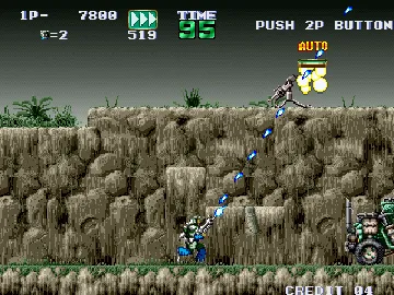 Gunforce - Battle Fire Engulfed Terror Island (Japan) screen shot game playing